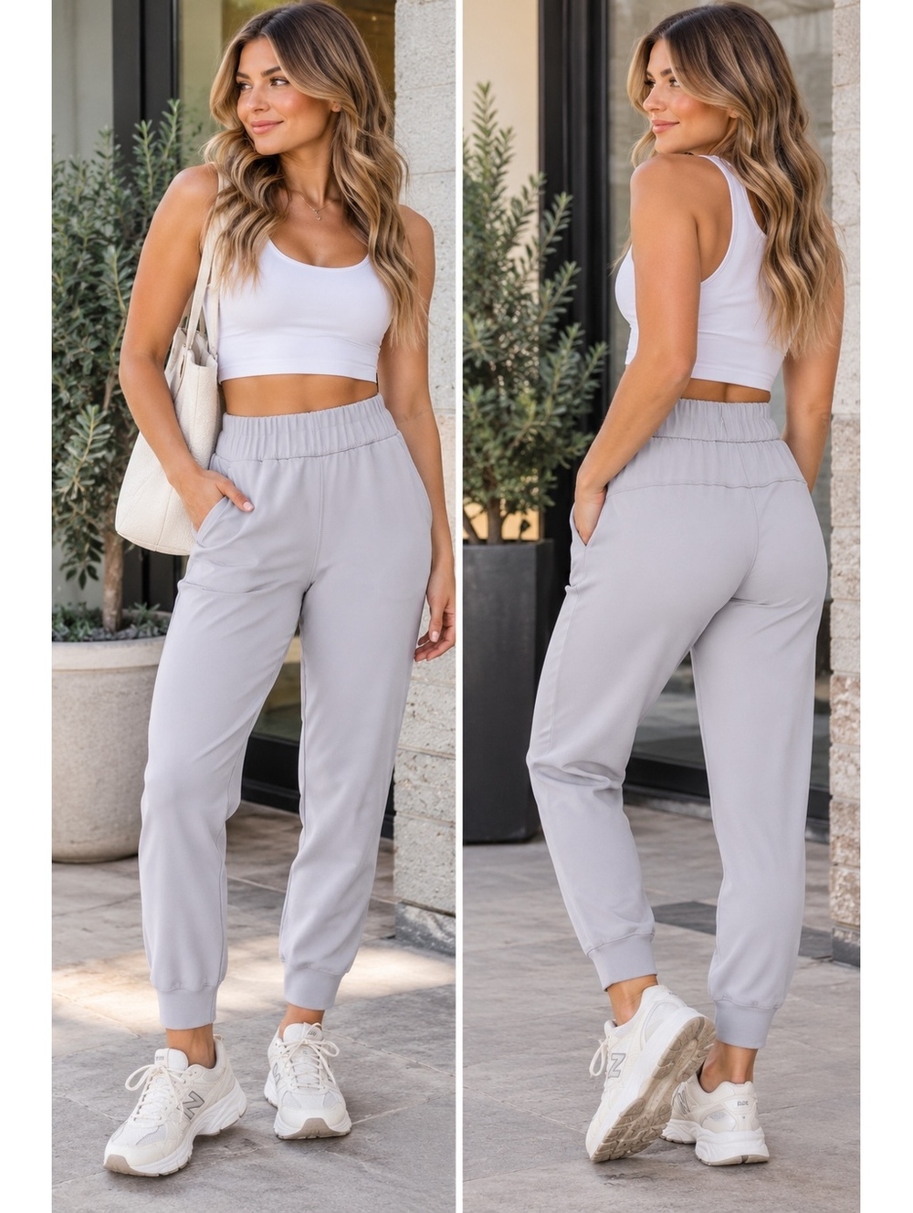 Lululemon On The Fly Jogger Silverscreen